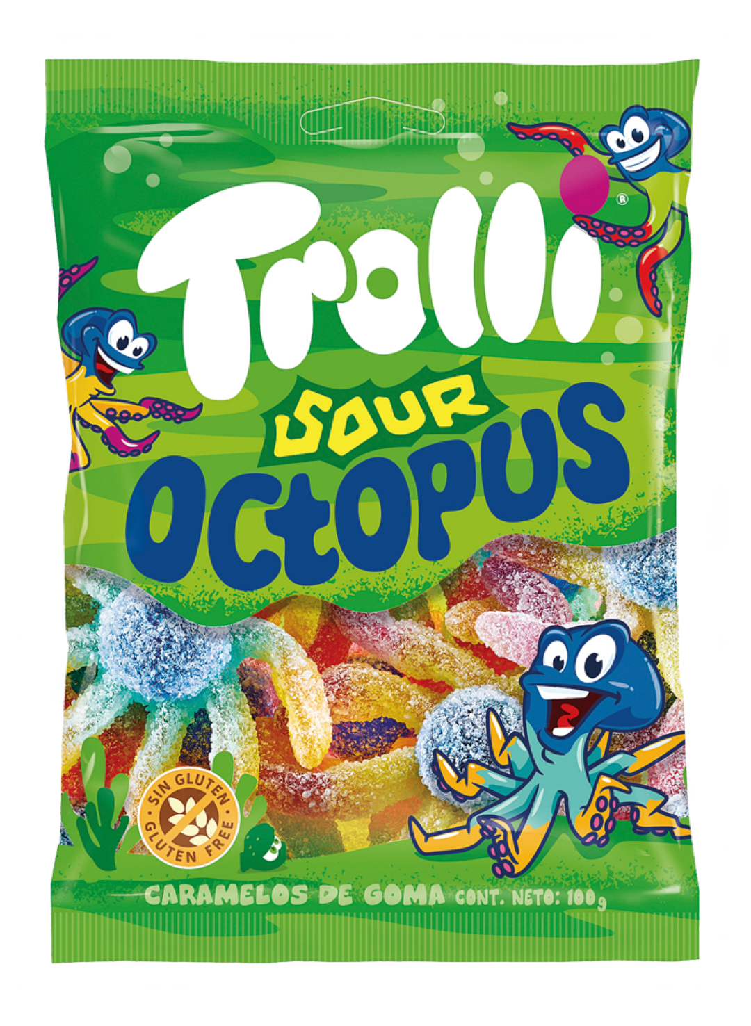 TROLLI SOUR OCTOPUS 100G